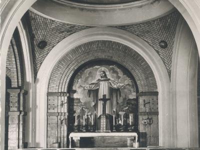 Photo de l'autel dans les années 1950-1960 © Henri Sohier