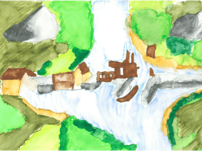 Seconde moitié du XIIIème siècle : d'importants travaux sont entrepris par les différents propriétaires de la rivière, notamment les comtes de Flandres, pour développer la navigation sur la Deûle. Un premier canal est creusé à Don, puis de Don à la Bassée.