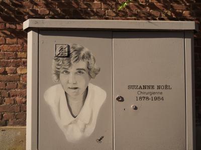 Portrait de Suzanne Noël réalisé par Calamardos87 © Ville de La Madeleine