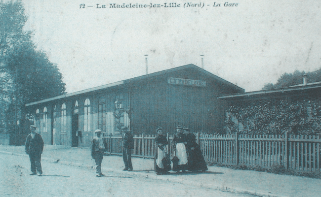 L'ancienne gare au début du XXème siècle © Archives municipales fonds Syndicat d'Initiative
