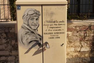 Portrait d'Hélène Boucher réalisé par Calamardos87 © Ville de La Madeleine